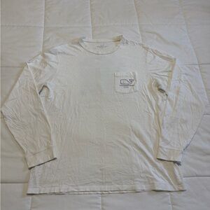 Vineyard Vines Men's White Long Sleeve Shirt